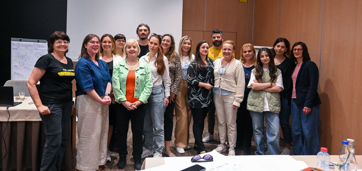 The participants of the training in Kosovo