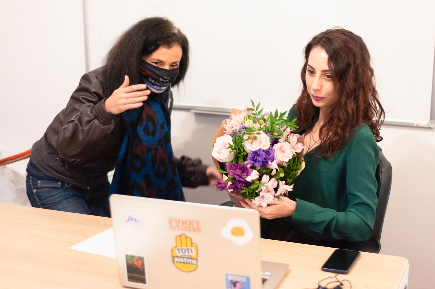 Journalist Bianca Albu receives the Newcomer of the Year Award in 2020