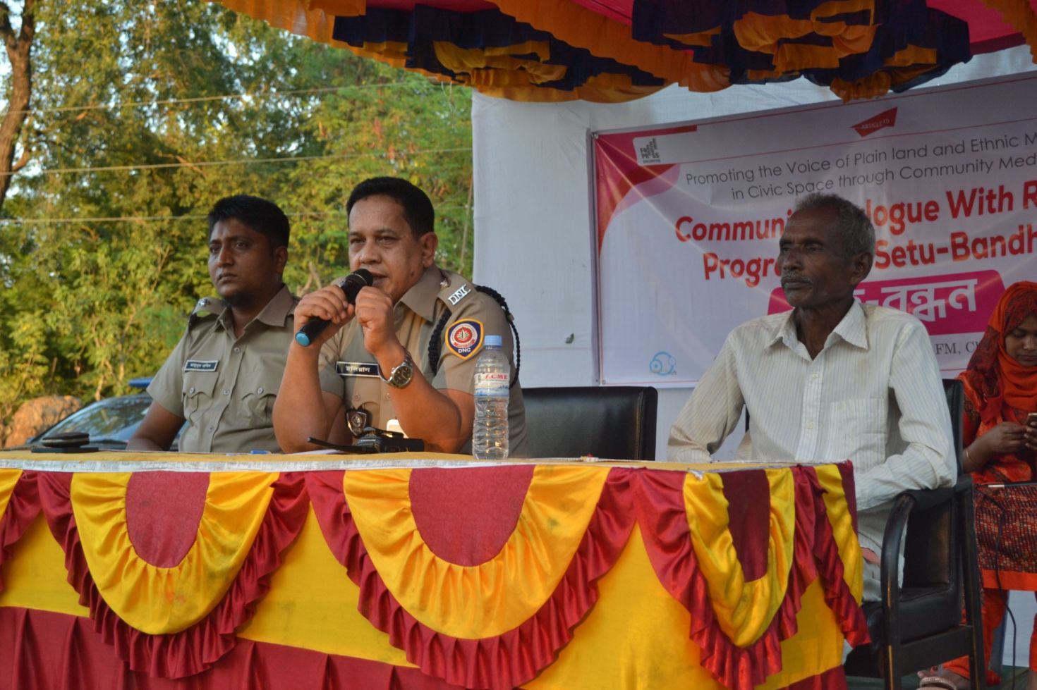 A community gathering in Northern Bangladesh