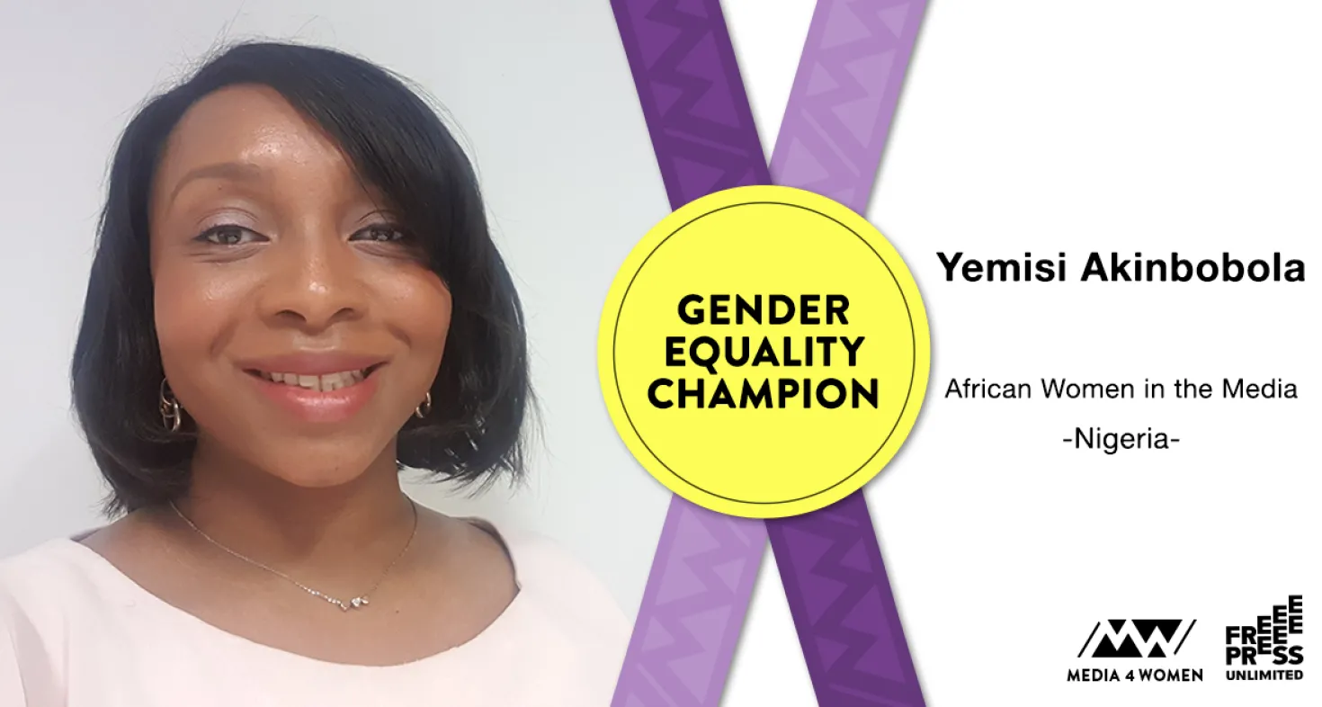 Gender Equality Champion 2020: Yemisi Akinbobola