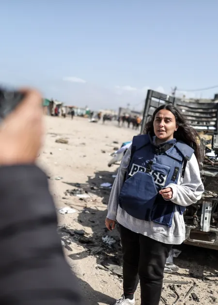 Journalist in Gaza