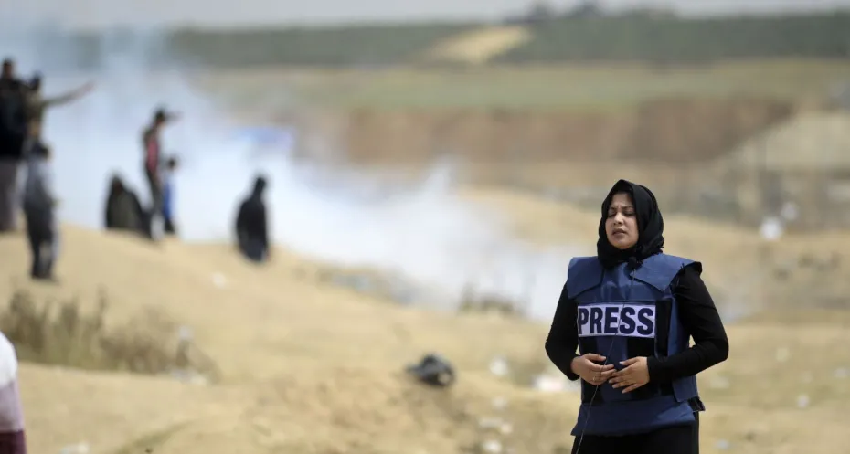 Journalist in Gaza