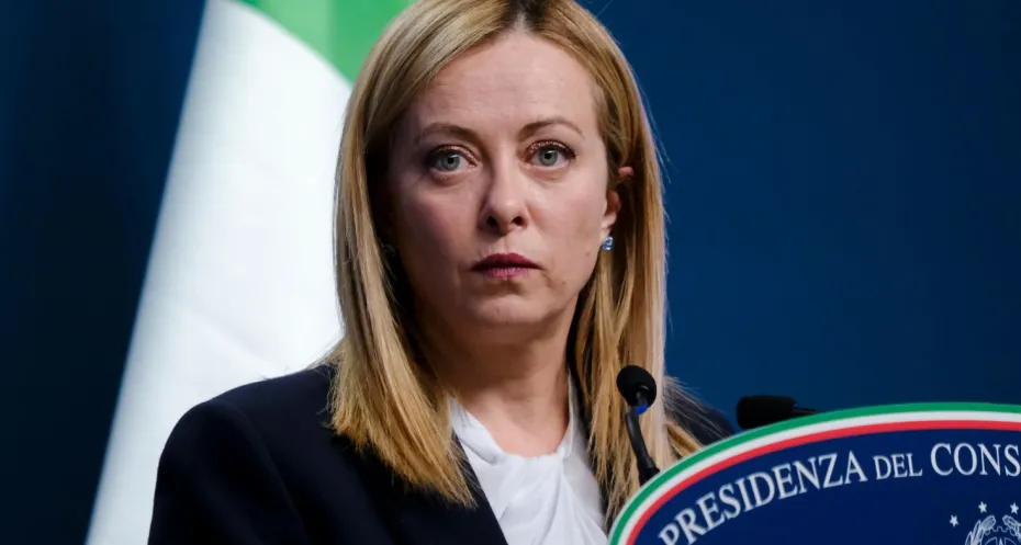 Italy's Prime Minister Giorgia Meloni 